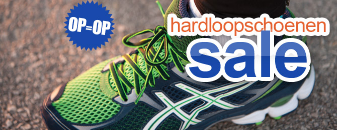 Bekijk de opruiming hardloopschoenen!