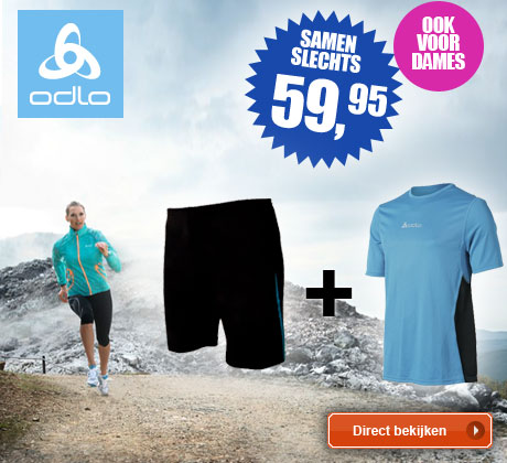 Odlo zomerset voor hardlopers slechts 59.95!