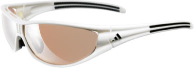 Adidas : Evil Eye S White LST Active Silver Light Zonnebril 
