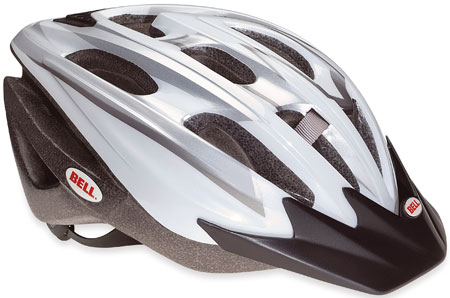Ukon Wit Zilver Fietshelm
