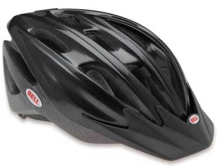 XLV Zwart Fietshelm Uni