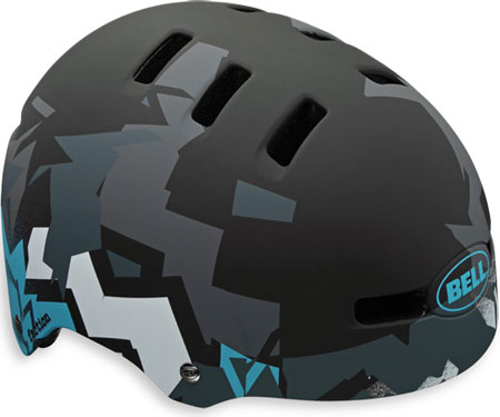 Faction Mat Zwart Blauw Fietshelm