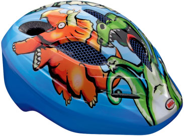 Dart Blauw Dinosaurus Fietshelm