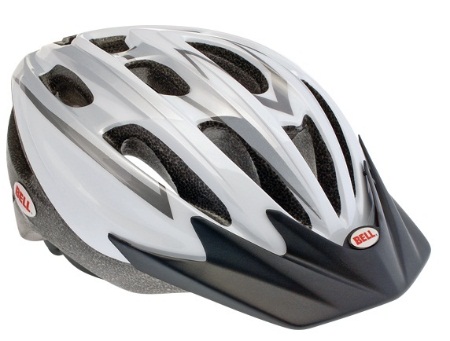 Bell : Ukon FS Wit/Zilver Fietshelm 
