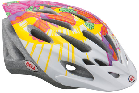 Alibi Wit/Oranje Kinder Fietshelm