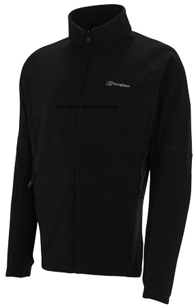 Spectrum Micro Inter Active Full Zip Jacket Jet Black Heren