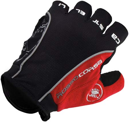 Rosso Corsa Glove Black