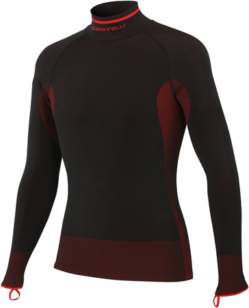 Castelli : Iride Seamless Long Sleeve Undershirt Black 