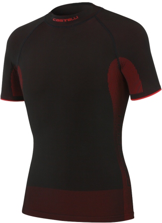 Castelli : Iride Seamless Short Sleeve Undershirt Black 