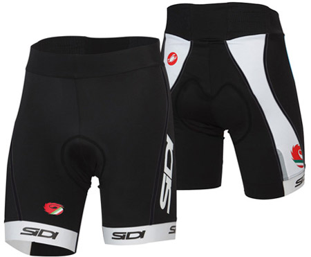 picture Sidi Marta Fietsbroek Dames Black/White/Cyan