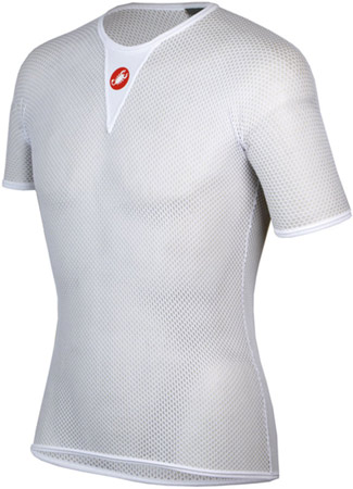Core Mesh Ondershirt Korte Mouwen Heren Wit