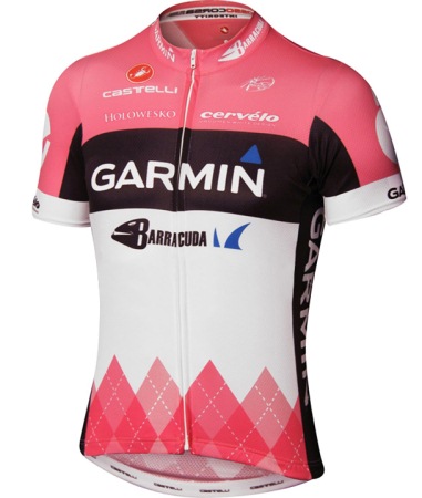 picture Garmin Barracuda Team Fietsshirt Giro 2012