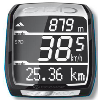 picture CM 9.3A Plus Draadloze Fietscomputer met Hoogtemeter