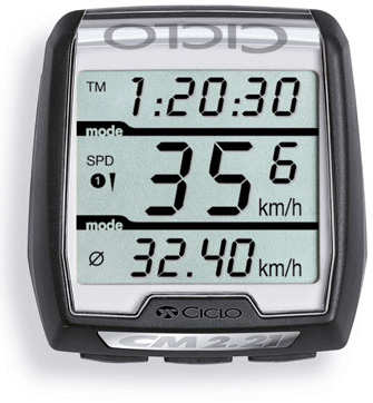 picture CM 2.21 Fietscomputer met Draad