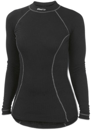 Pro Zero Undershirt Lange Mouwen Crewneck Woman Zwart