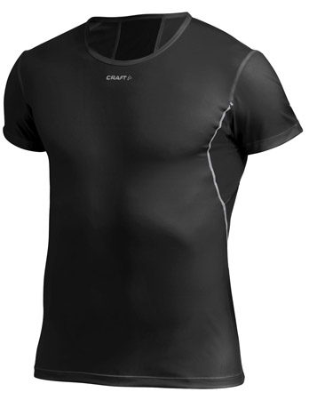 Pro Cool Undershirt Korte Mouwen Man Zwart
