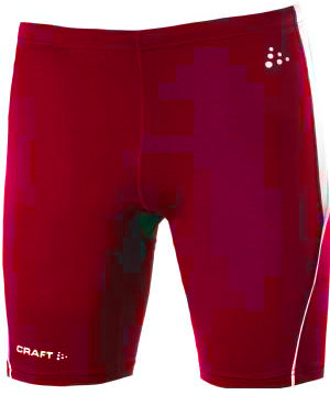 Track Field Korte Broek Woman Rood