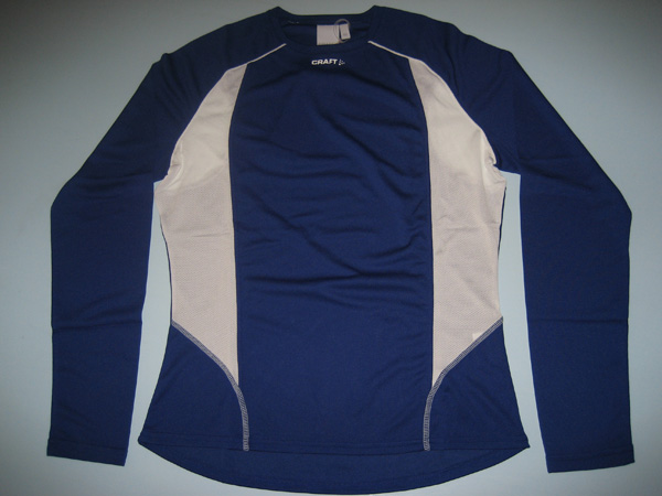 Track Field Tee Lange Mouwen Woman Rood