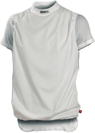 Pro Zero Windstopper Undershirt Korte Mouwen Man Grijs