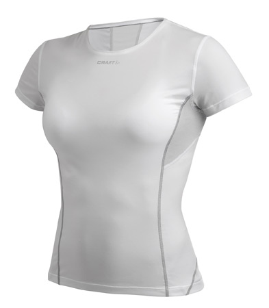 Pro Cool Undershirt Korte Mouwen Dames Wit