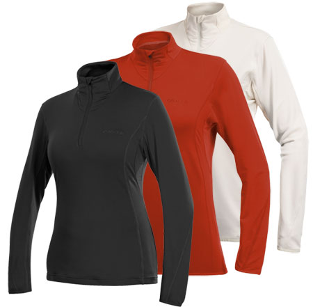 Pullover Lange Mouwen Met Rits En Bodymapping Dames
