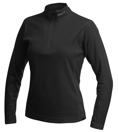 Shift Polo Lange Mouwen Dames Zwart