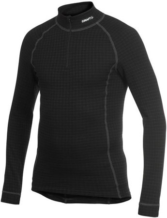 Pro Warm Undershirt Wool Lange Mouwen Zip Mockneck Dames