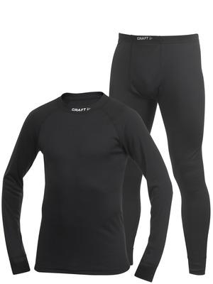 Men Basic Functional Underwear Set 2 Pack Zwart