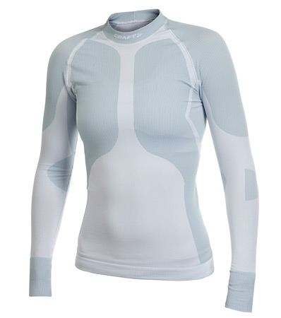 Pro Warm Undershirt Lange Mouwen Crew Neck Dames Wit