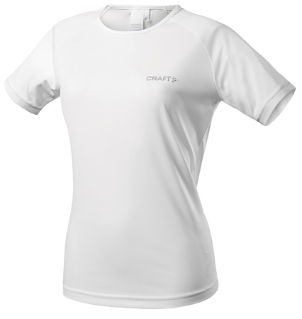 Active Run Tee Dames Wit