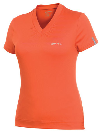 Active Run V Neck Tee Dames Cocktail