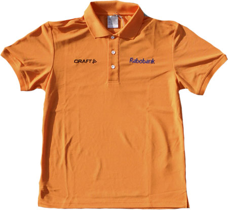 Rabobank Pique Classic Polo Orange