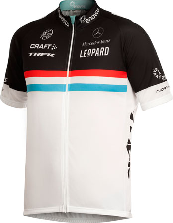Leopard Trek Elite Aero Shortsleeve Jersey Kampioenstrui Luxemburg