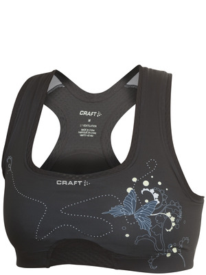 Sport Super Bra Black Print D Cup