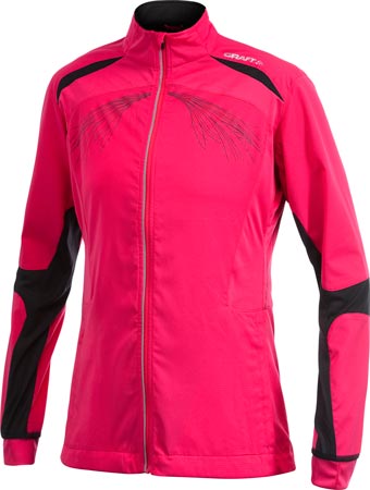 Performance Run Jacket Russian Rose Dames