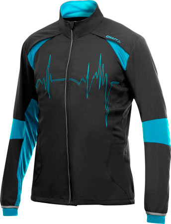 Performance Run Jacket Arctic Blue Heren