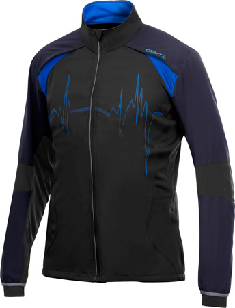 Performance Run Jacket Dark Navy Heren