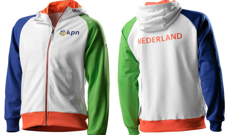 KPN Flex Hoody Zip White Heren