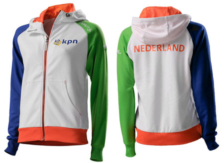 KPN Flex Hoody Zip White Dames