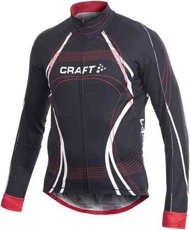 picture Performance Bike Tour Long Sleeve Black/Bright Red Heren