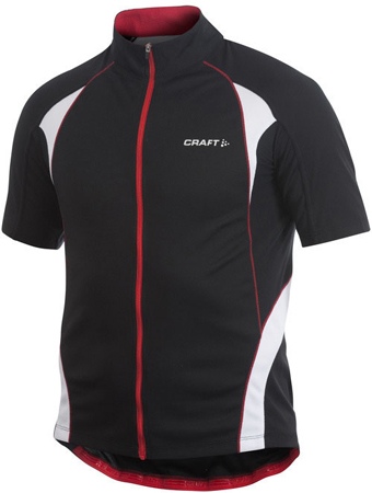 Active Bike Jersey Black/White Heren