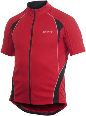 Active Bike Jersey Bright Red Heren