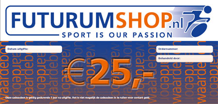 Waardebon 25 EURO