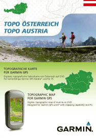 Topo Oostenrijk V2 DVD incl. microSD/SD - De Topografische Kaart van Oostenrijk op DVD en MicroSD voor uw Garmin GPS