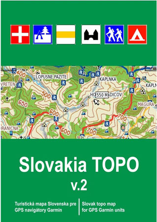 Topo Slowakije MapSource V2.0