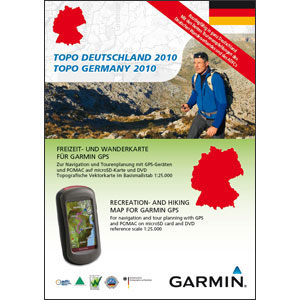 Topo Duitsland 2010 DVD incl. microSD SD kaart