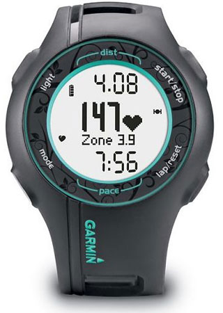 Garmin : Forerunner 210W HRM Dames GPS (met softstrap borstband) 