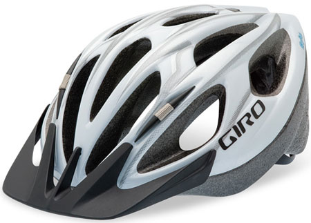 Giro : Skyline Wit/Zilver Fietshelm 