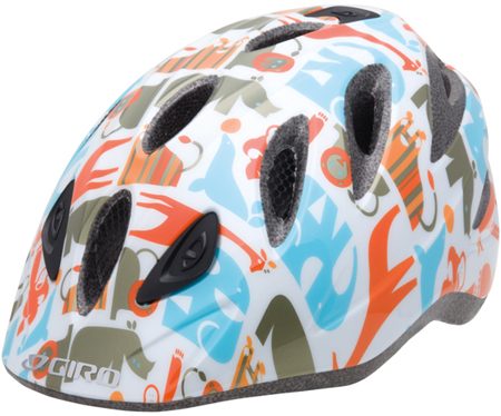 Giro : Rascal Wit/Oranje Fietshelm 