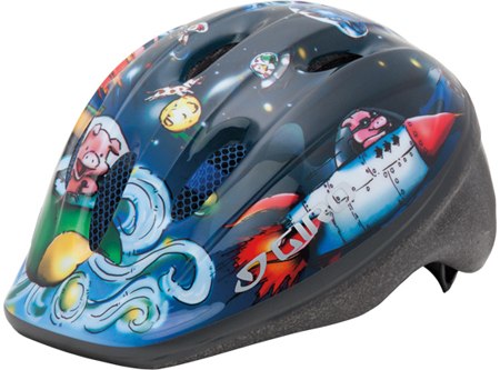 Giro : Rodeo Blauwe Astronouten Kinder Fietshelm 